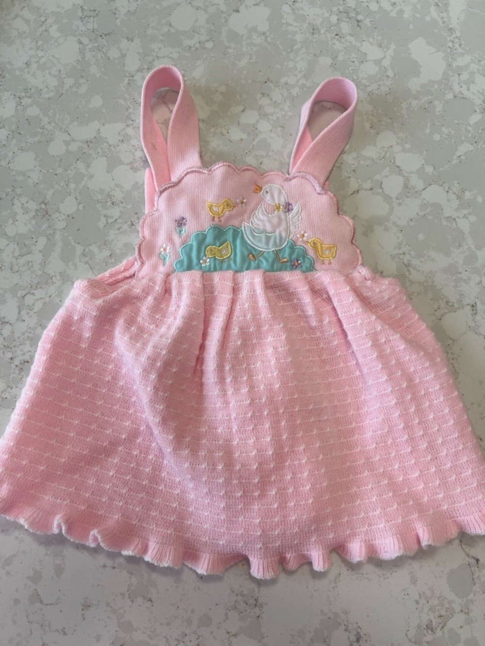 OshKosh B'gosh Light Pink Baby Sundress with Ruffle Trim